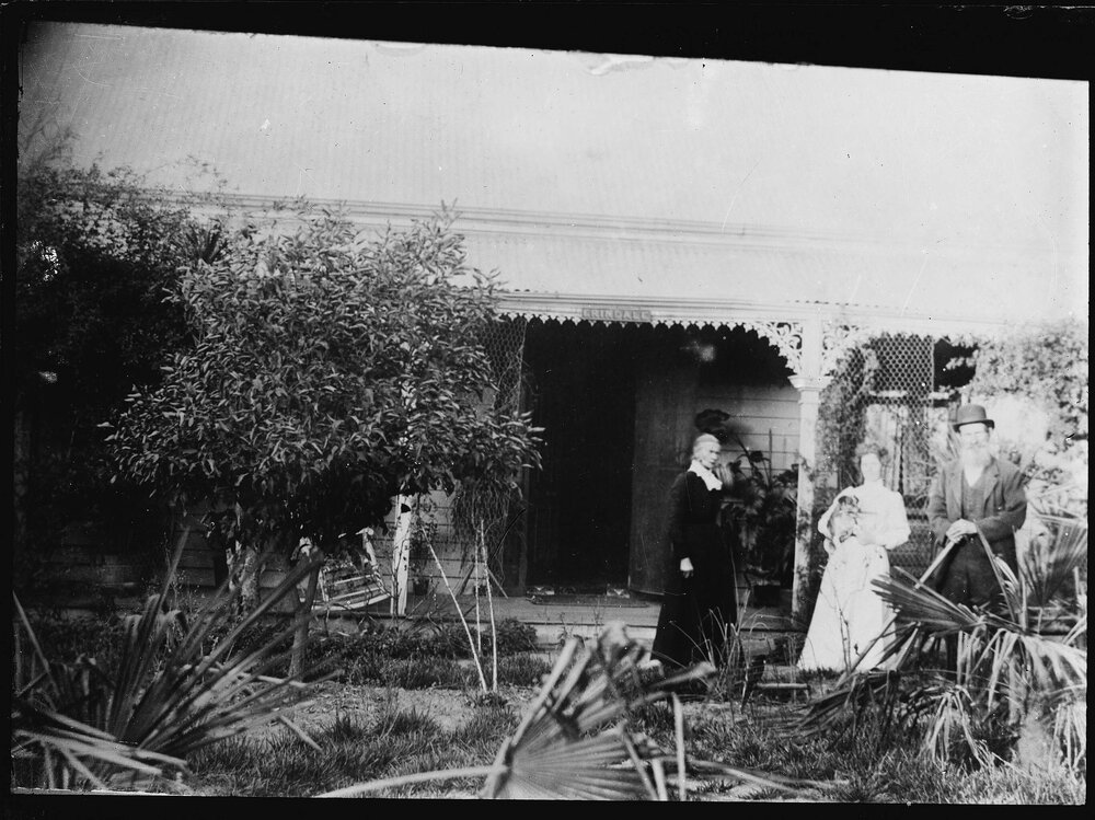 External view of a timber residence &lsquo;Erindale&rsquo;.