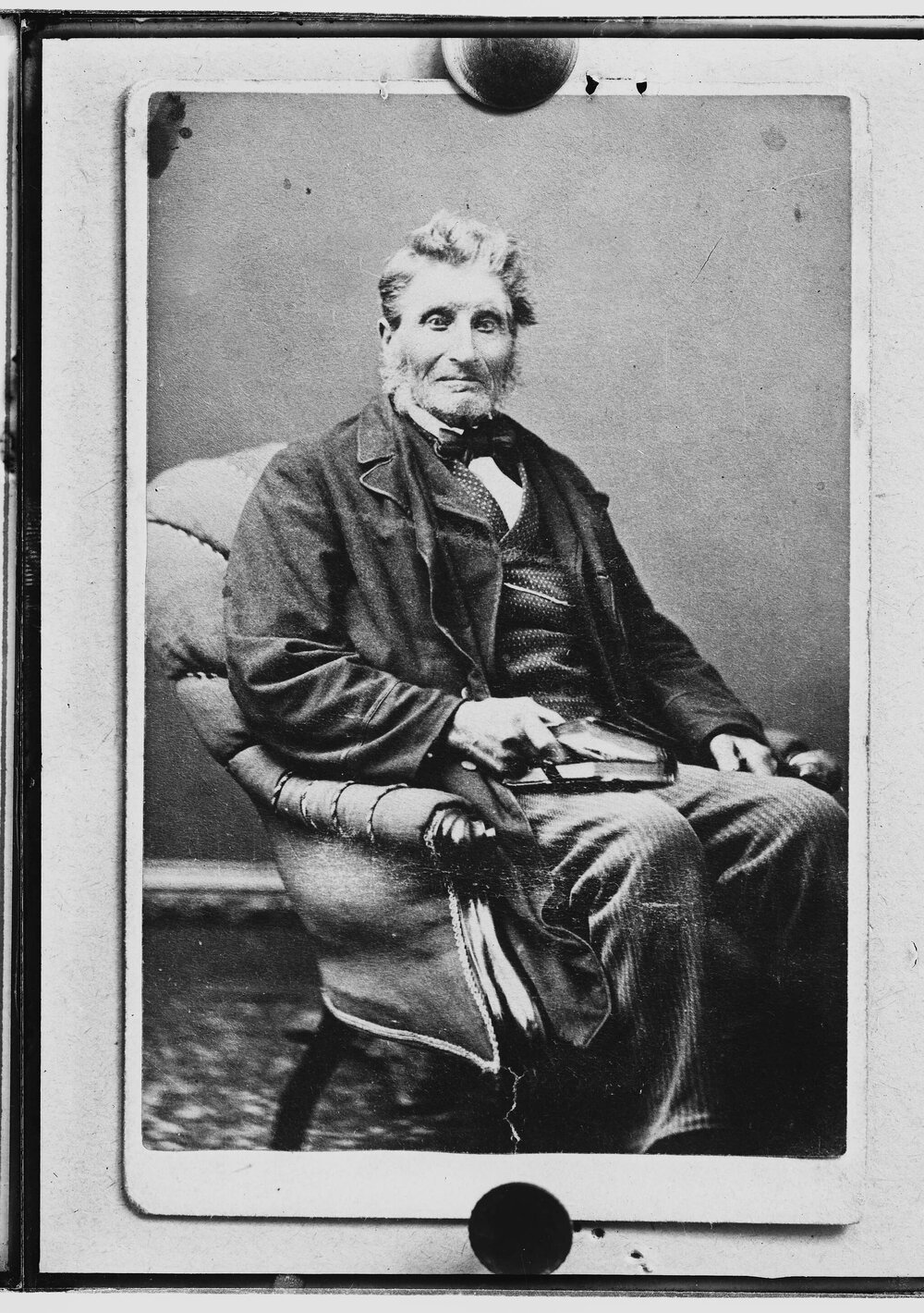 Portrait of an unidentified elderly man.