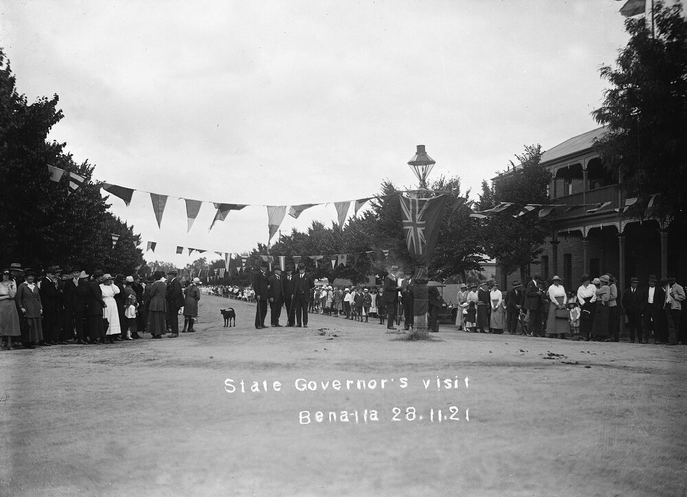 The Governor of Victoria&rsquo;s visit to Benalla on 28th November 1921.
