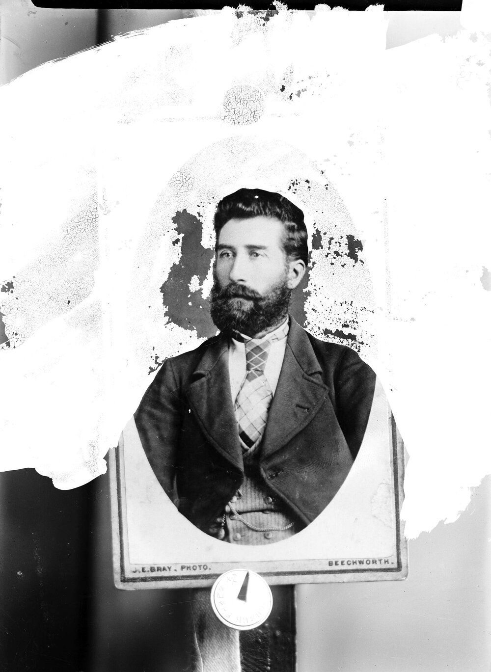 Portrait of an unidentified man.