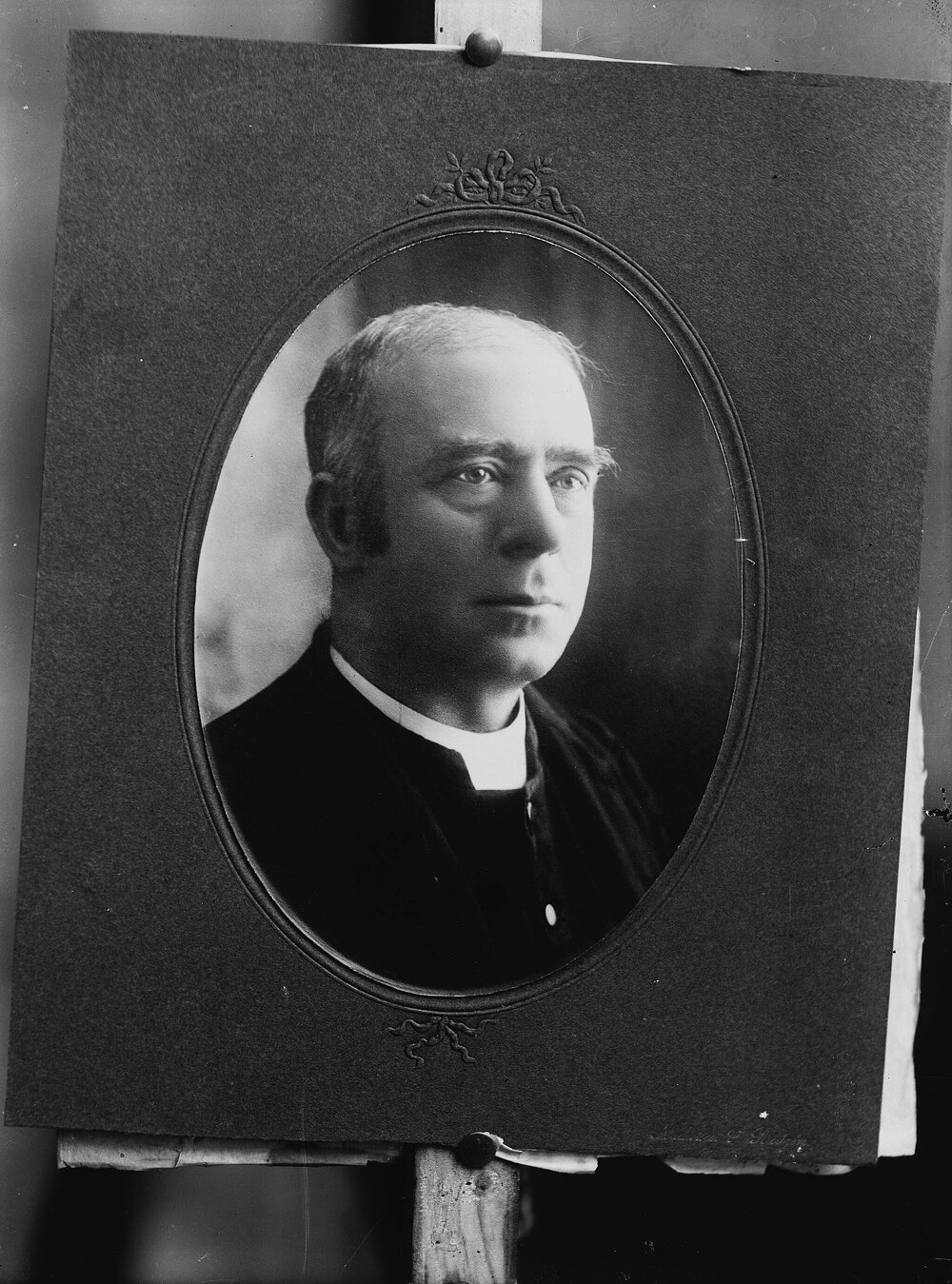 Portrait of an unidentified clergyman.