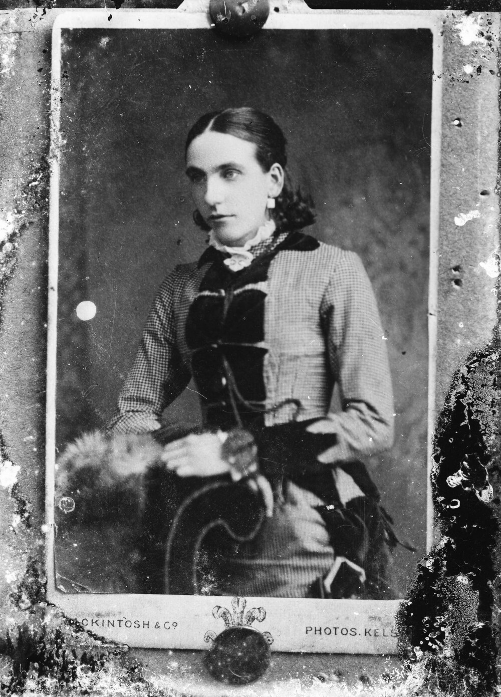 Portrait of an unidentified young woman.