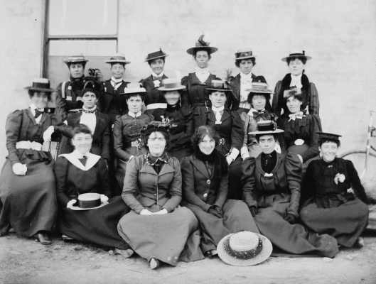Unidentified posed group of  women at Benalla.