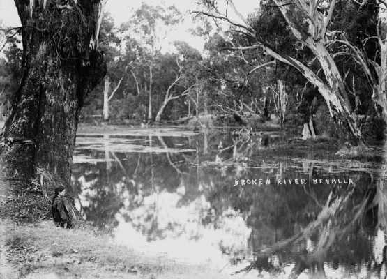 A scenic view of the Broken River at Benalla.