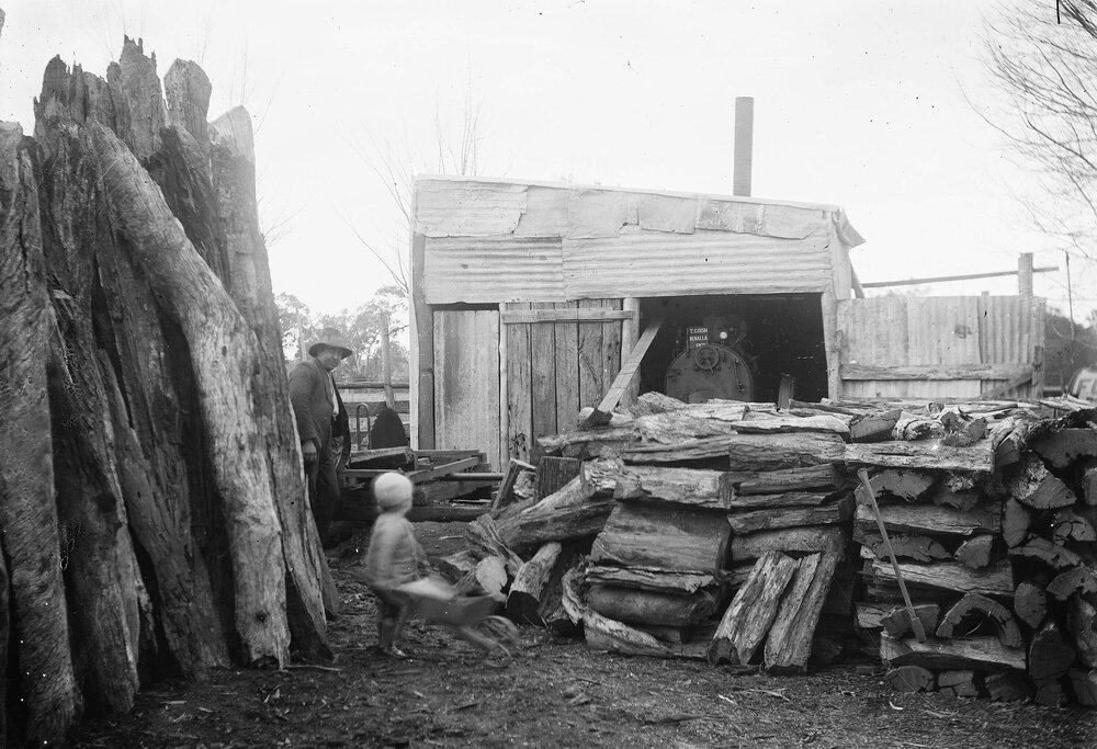 T. Coish's wood yard or timber yard in Benalla.