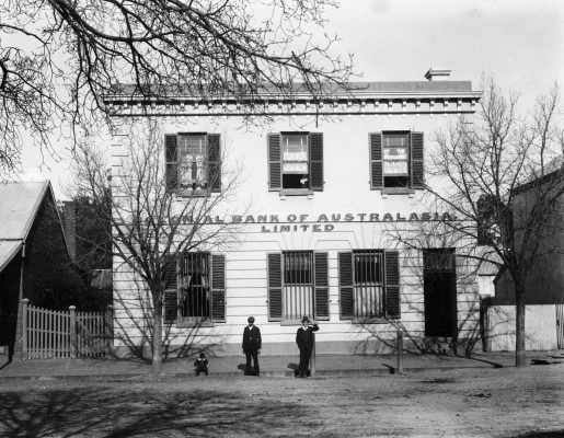 The fa&ccedil;ade of the Colonial Bank of Australasia Limited building in Benalla.