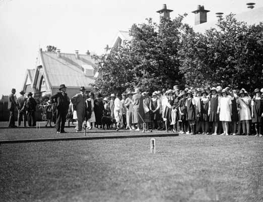 A croquet event at Benalla.