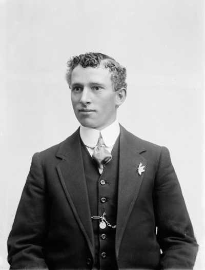 Studio portrait of Sydney Ernest Knowles (1890 - 1939).