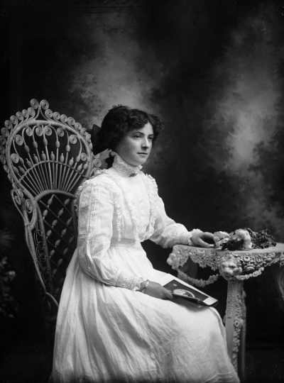 Studio portrait of Miss Baird.