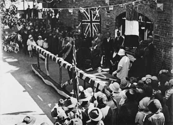 An unknown civic ceremony in Benalla.
