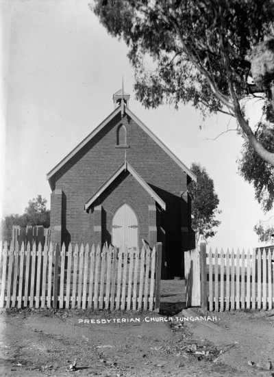 The Presbyterian Church  building in Tungamah.