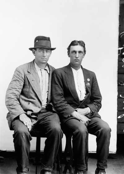 Studio portrait of Mr. O&rsquo;Leary and Mr. Wilson.