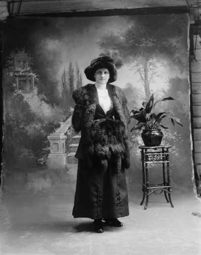 Studio portrait of Miss Phillips.