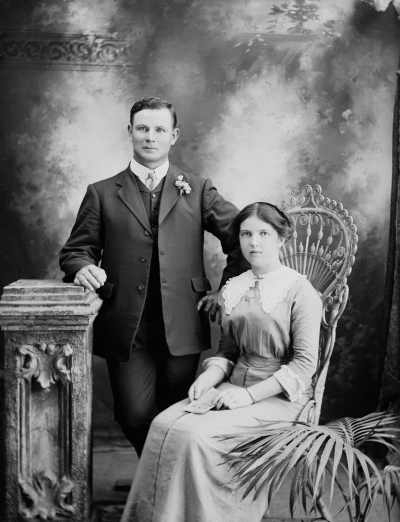 Studio portrait of members of the Avery family.