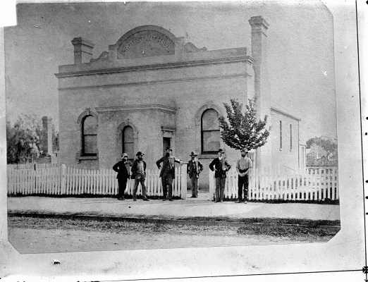 A view of an 1884 Protestant Hall.