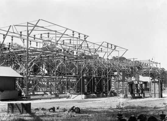 The State Electricity Commission Breaking Down Station at Benalla.