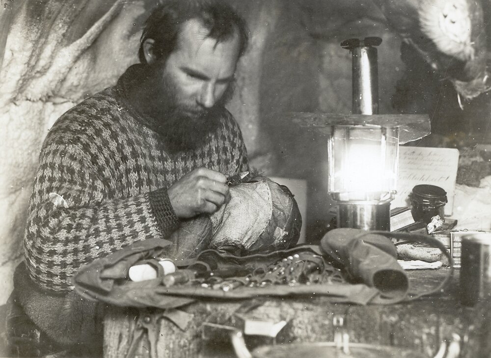 Ernst Sorge in Station Eismitte