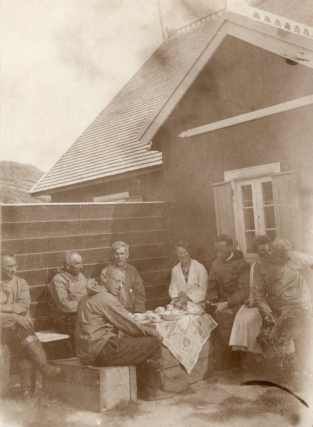 Members of the Wegener's trial expedition.