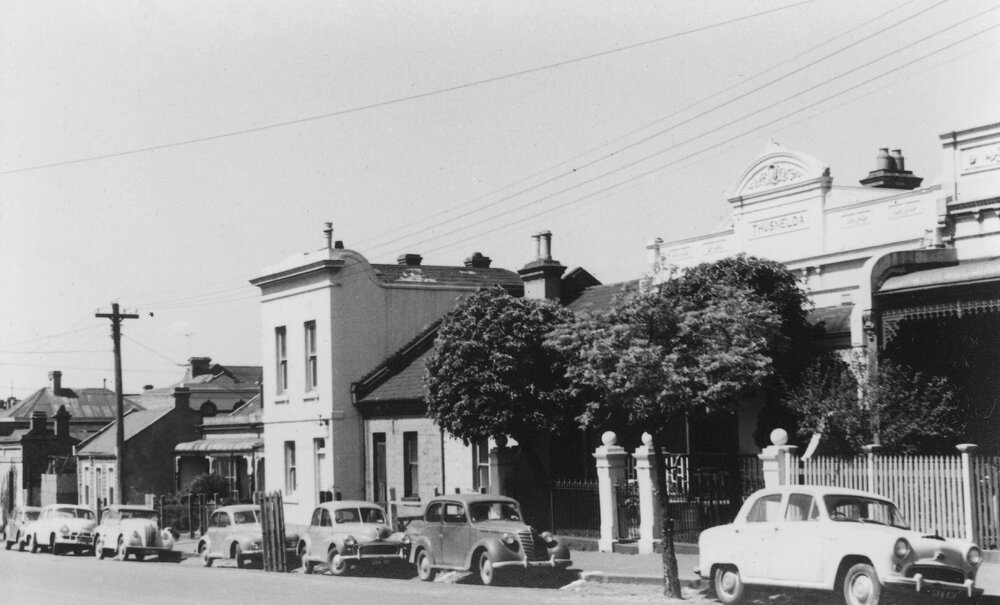 Houses in Palmer Street, Fitzroy, Melbourne.