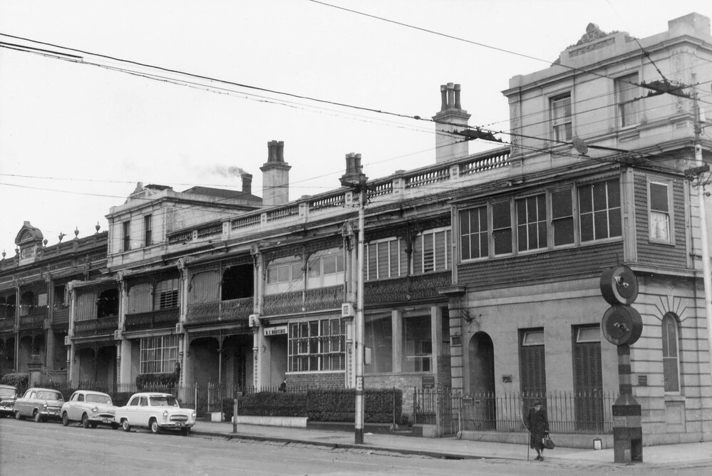 Buildings in Brunswick Street, Fitzroy, Melbourne.