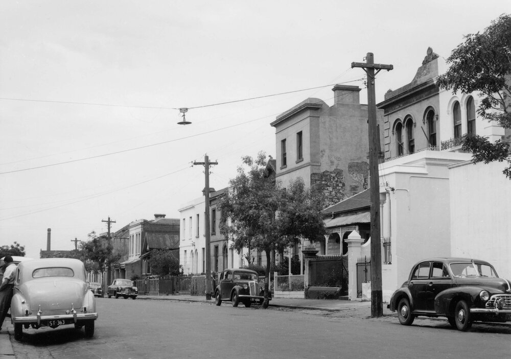 Houses in King William Street, Fitzroy, Melbourne.