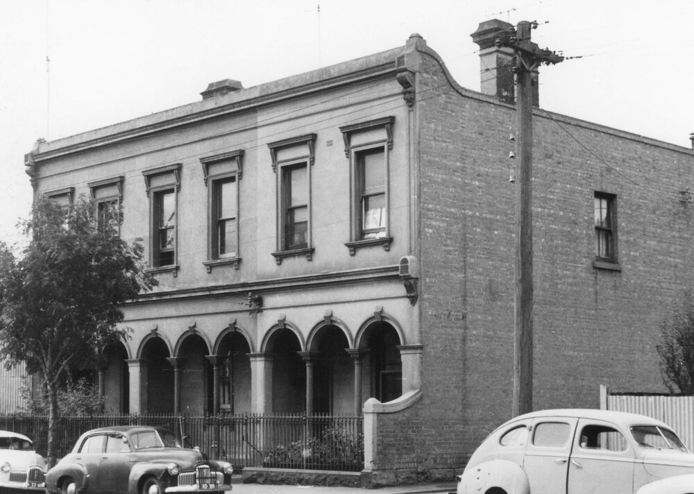 Dwellings in Palmer Street, Fitzroy, Melbourne.
