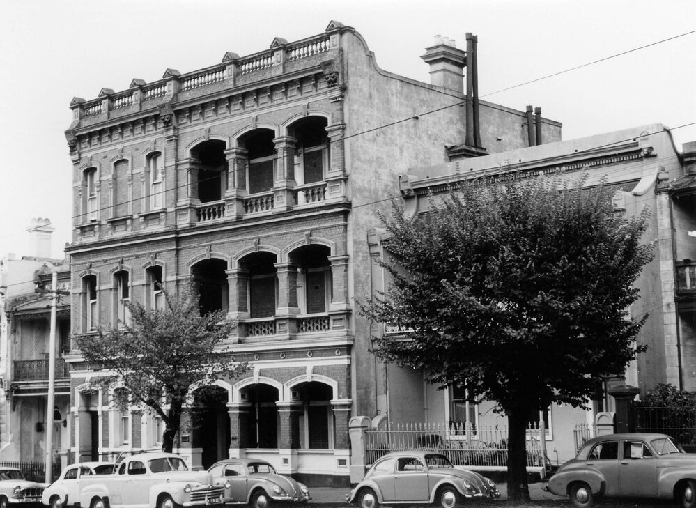 Houses in Nicholson Street, Fitzroy, Melbourne.