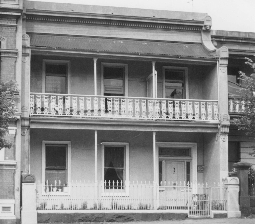 A house in Nicholson Street, Fitzroy, Melbourne.