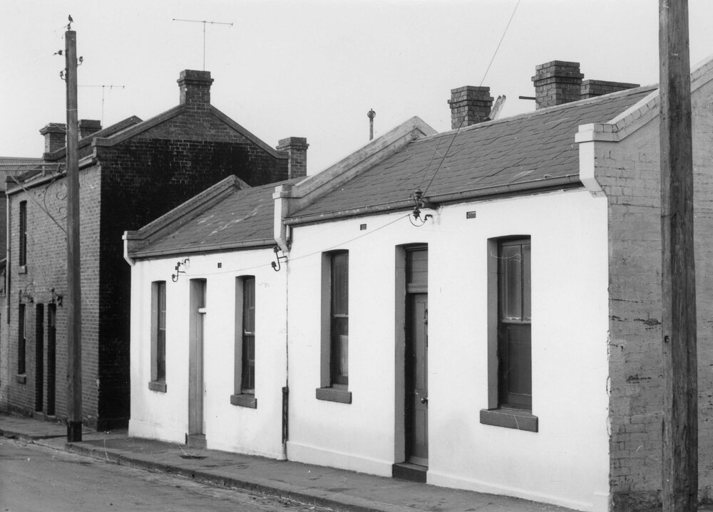 Houses in Atherton Street, Fitzroy, Melbourne.