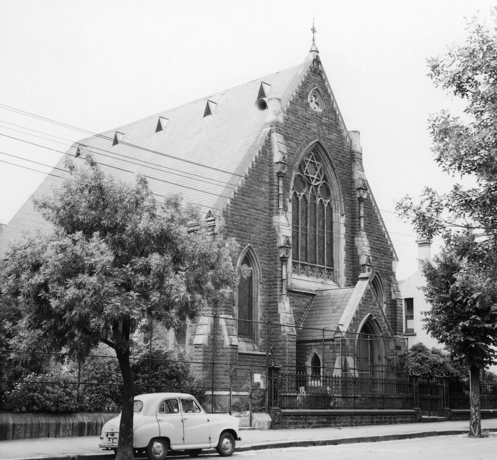 The Fitzroy Presbyterian Church in Napier Street, Fitzroy, Melbourne.