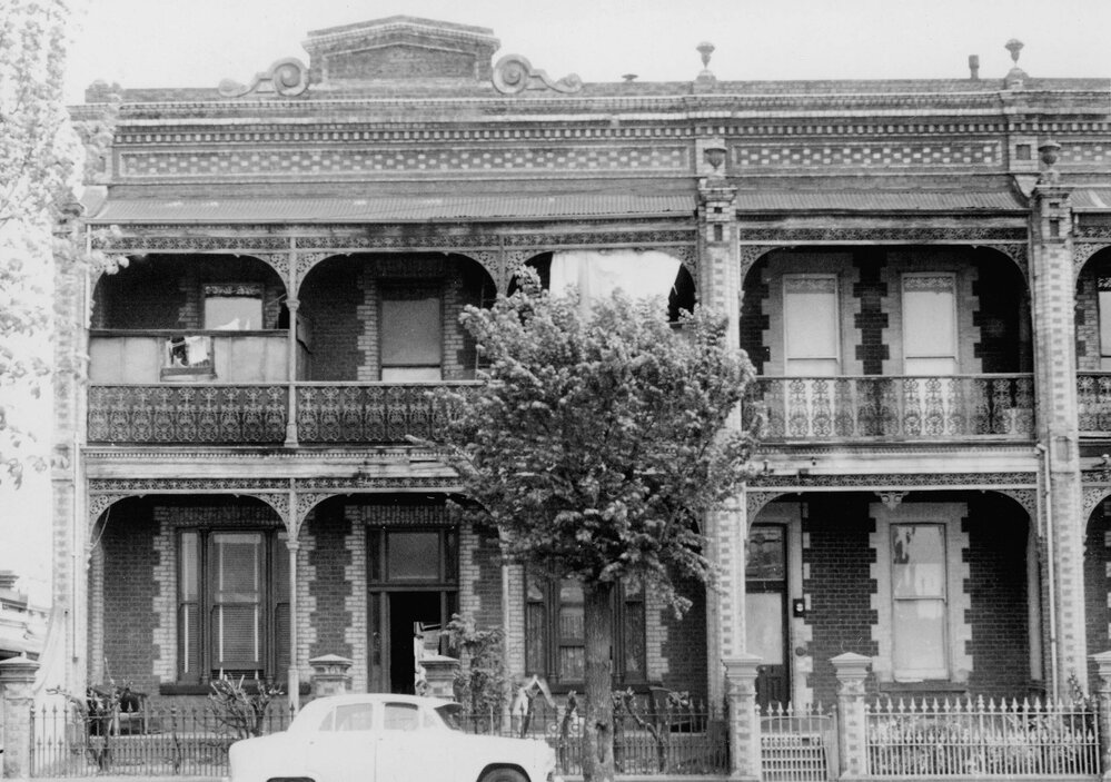 Houses in Gore Street, Fitzroy, Melbourne.