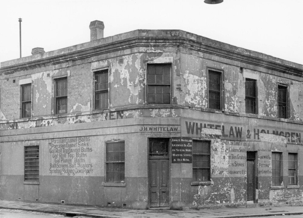 A former hotel building in Young Street, Fitzroy, Melbourne.