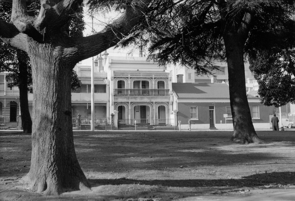 Dwellings in Nicholson Street, Fitzroy, Melbourne.
