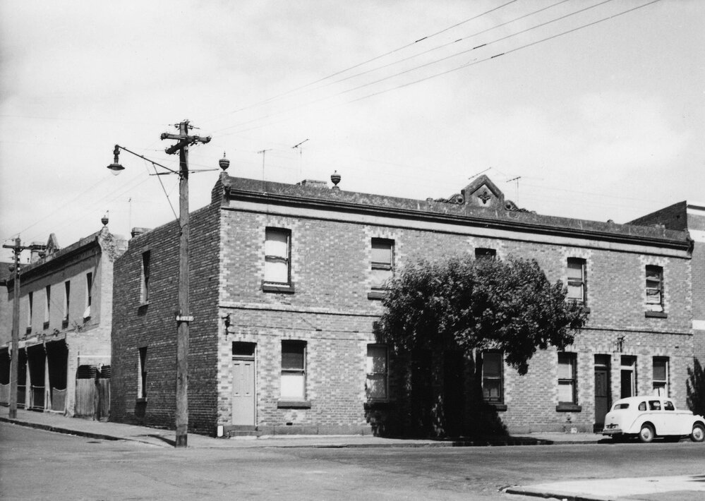 Houses in Napier Street, Fitzroy, Melbourne.