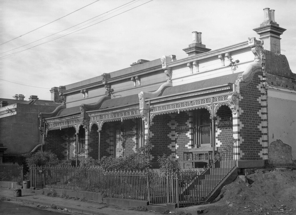 A group of houses in Condell Street, Fitzroy, Melbourne.
