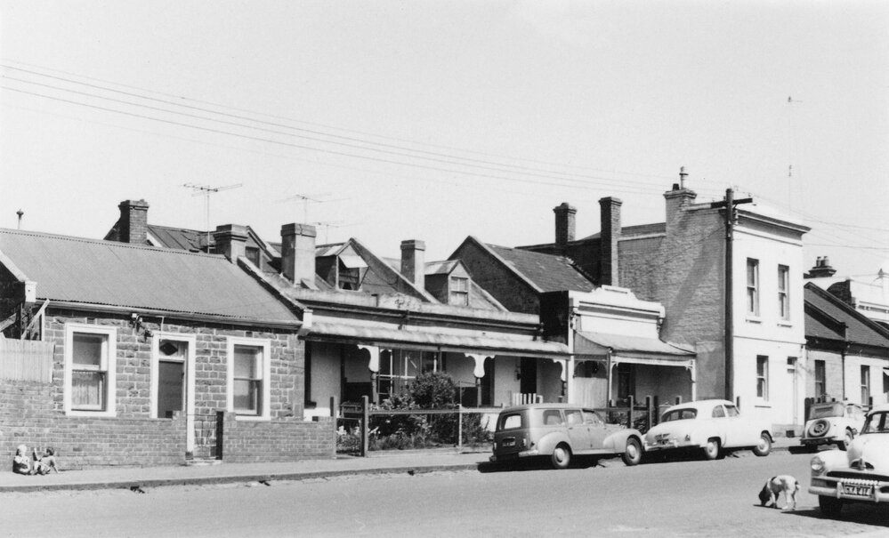 Dwellings in Palmer Street, Fitzroy, Melbourne.