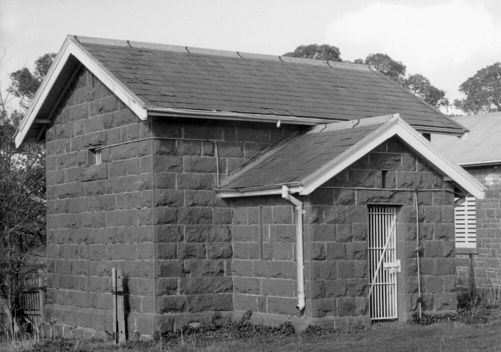 The former Dunkeld Police Station lockup, Dunkeld, Victoria.