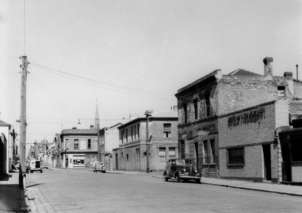 A view of Young Street, Fitzroy, Melbourne.