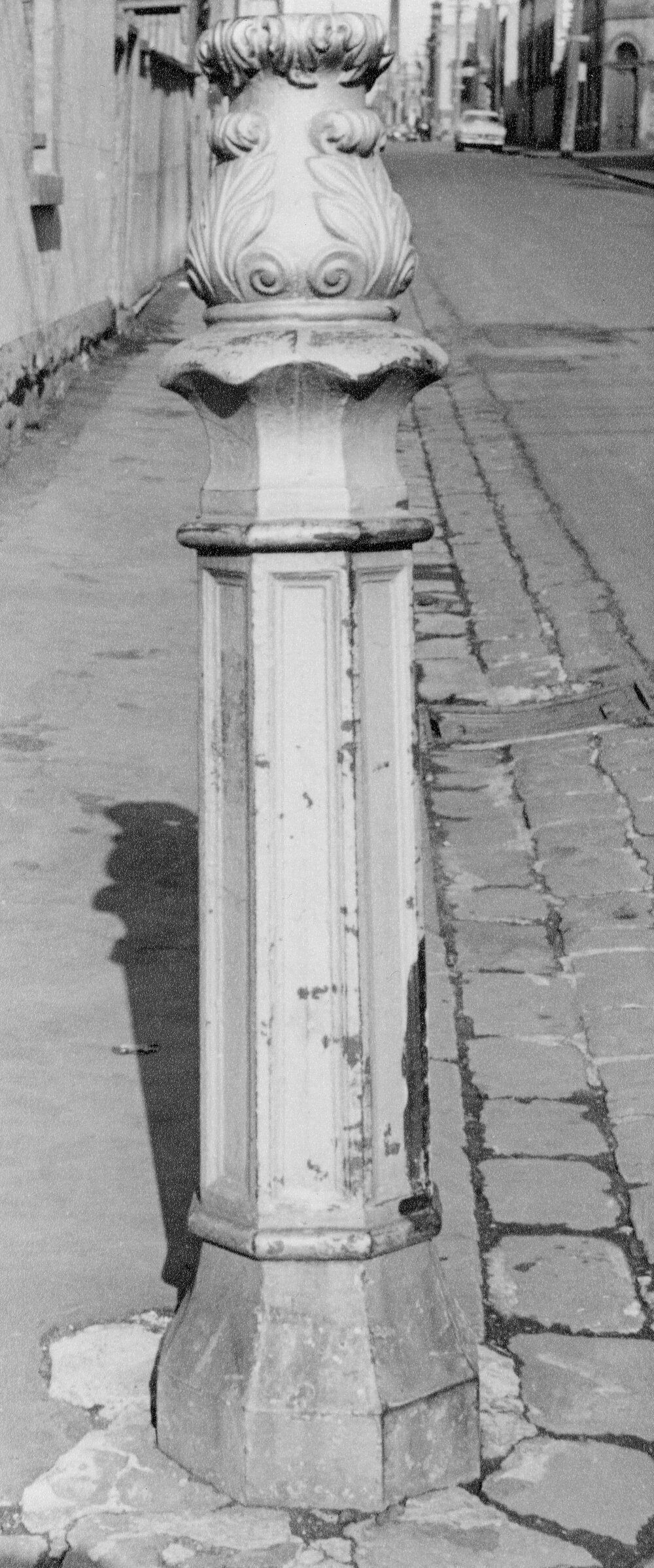 A street corner post in Fitzroy, Melbourne.