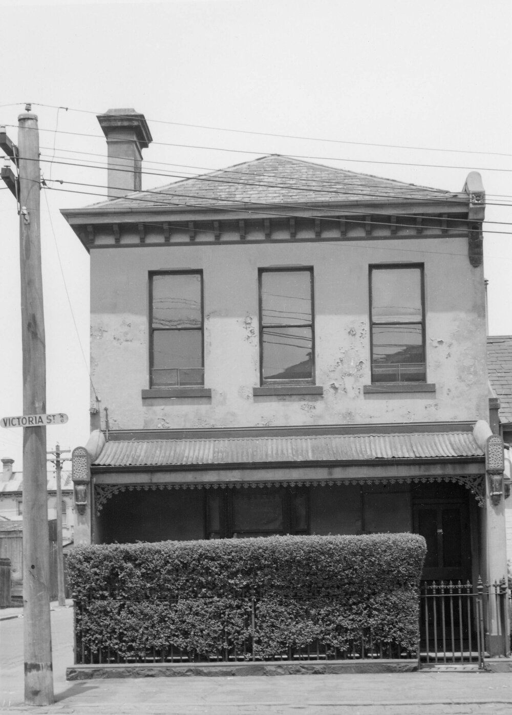 A house in Victoria Street, Fitzroy, Melbourne.