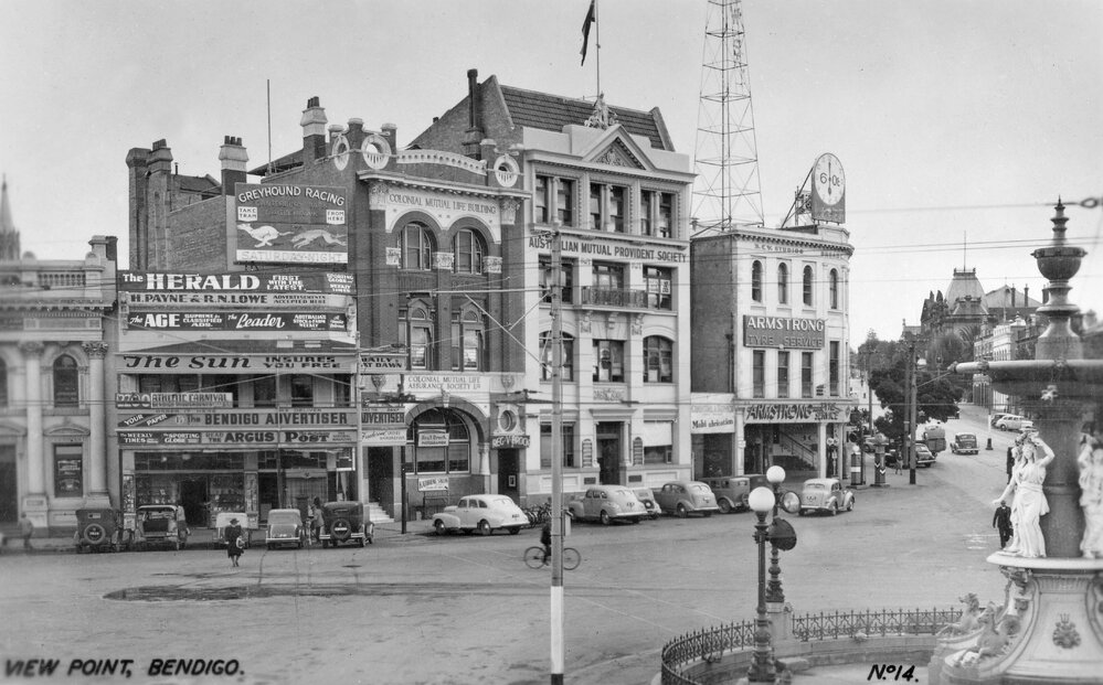 View Point in central Bendigo, Victoria.