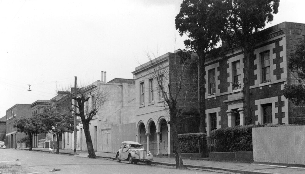 Buildings in Hanover Street, Fitzroy, Melbourne.