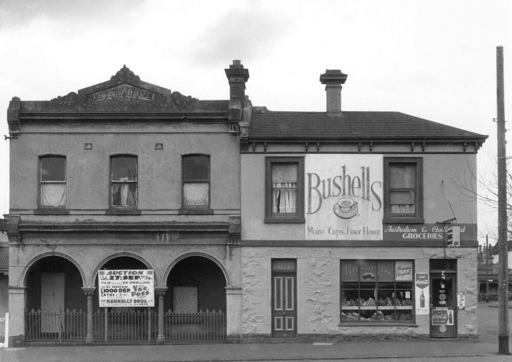 Buildings in Canning Street, Carlton, Melbourne.