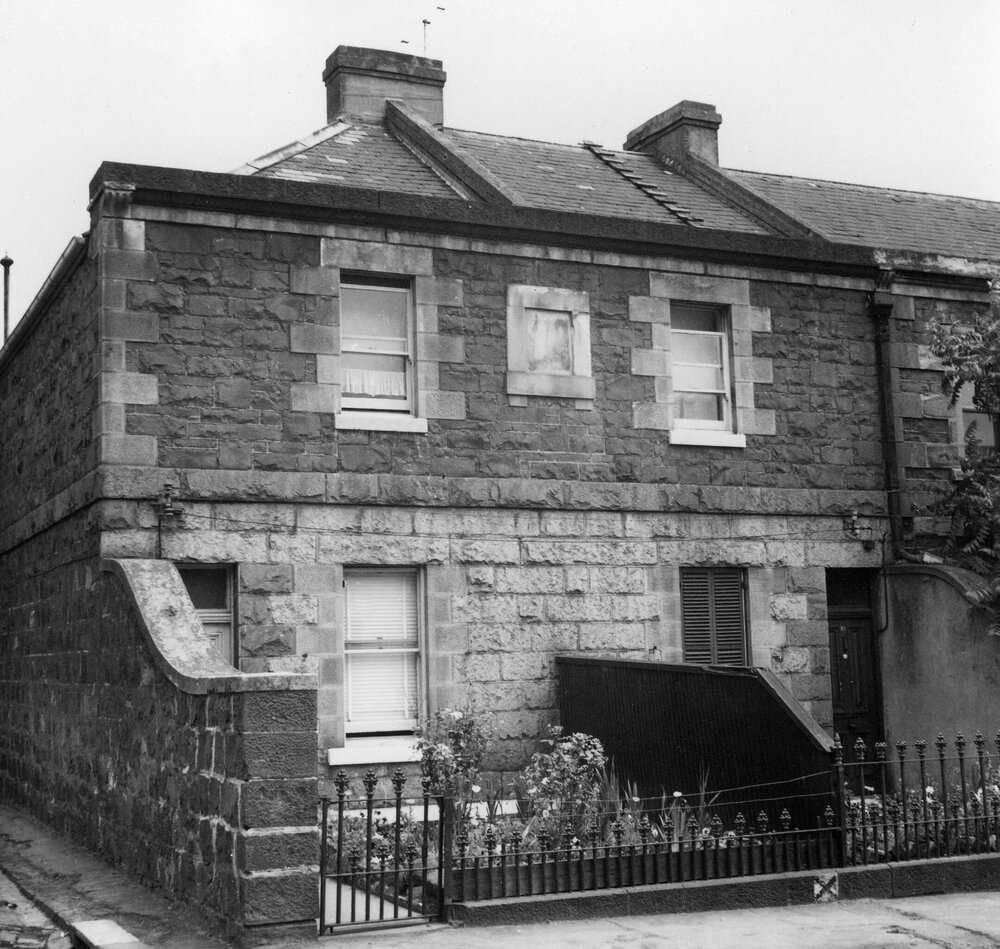 Dwellings in Young Street, Fitzroy, Melbourne.