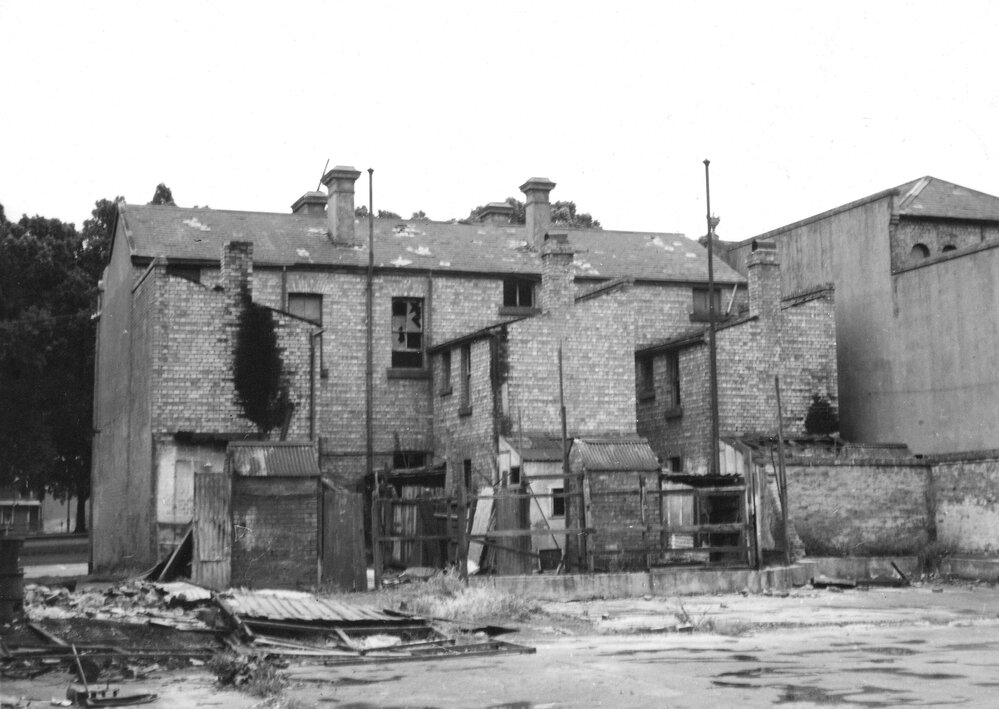 Houses in Leicester Street, Fitzroy, Melbourne.