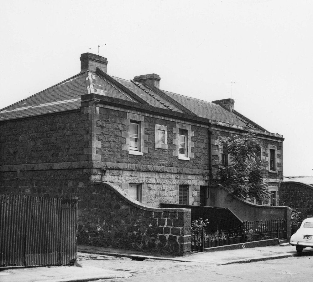 Dwellings in Young Street, Fitzroy, Melbourne.