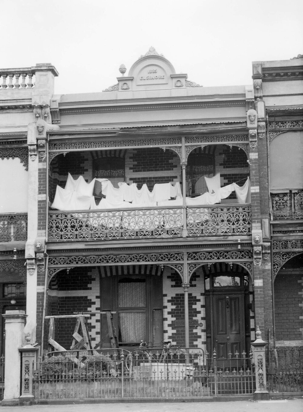 A house in Bell Street, Fitzroy, Melbourne.