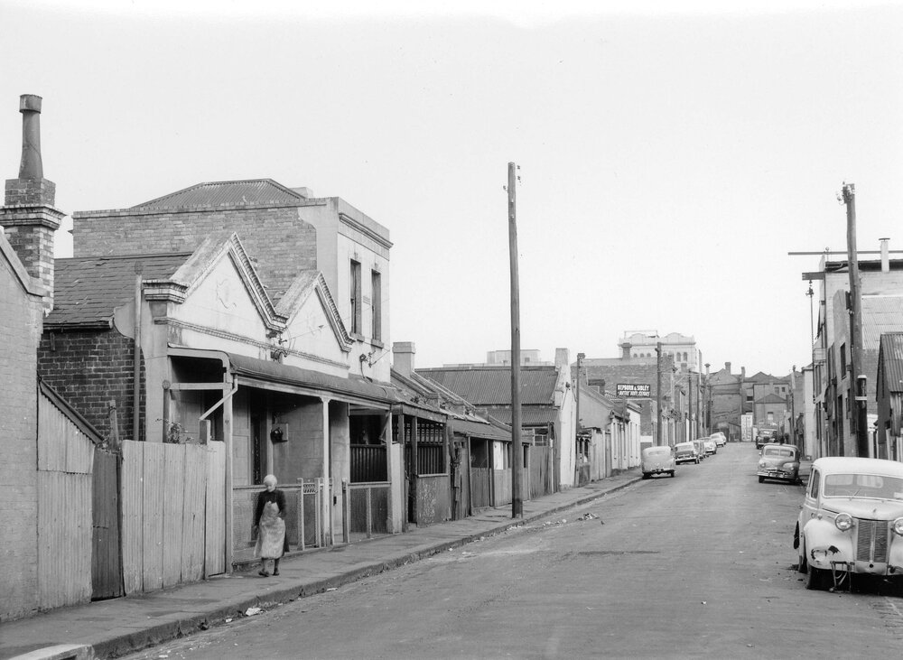 Houses in Atherton Street, Fitzroy, Melbourne.