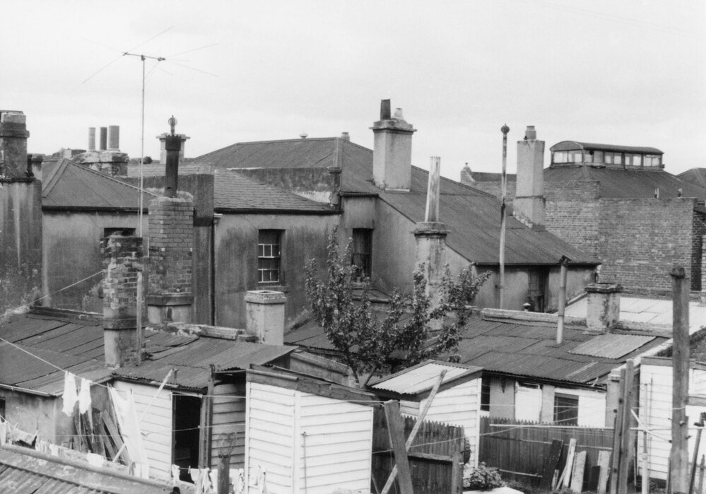 Housing in King William Street, Fitzroy, Melbourne.
