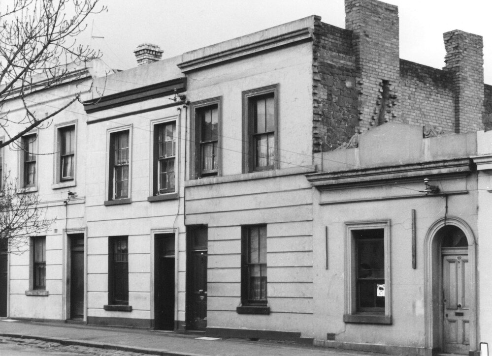 Housing in King William Street, Fitzroy, Melbourne.